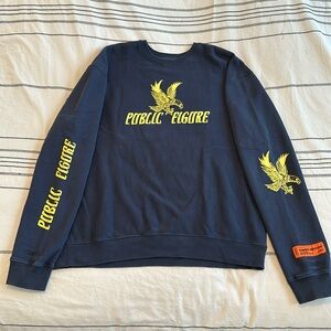 HERON PRESTON, ‘Public Figure’ Oversized Crewneck, Size L
